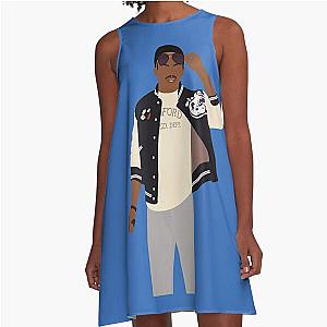 Vintage Style - Beverly Hills Cop - Digital Vector T-Shirt A-Line Dress