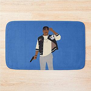 Vintage Style - Beverly Hills Cop - Digital Vector T-Shirt Bath Mat