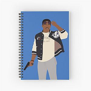 Vintage Style - Beverly Hills Cop - Digital Vector T-Shirt Spiral Notebook