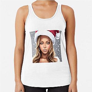 Christmas Beyonce Racerback Tank Top
