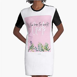 Beyonce - Who run the world? Girls Graphic T-Shirt Dress