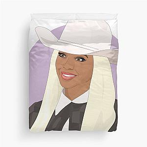 Beyonce Country Texas Hold Em Duvet Cover