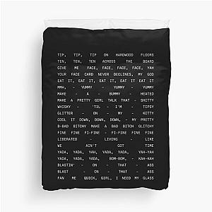 Heated - Beyonce Duvet Cover