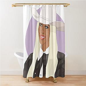 Beyonce Country Texas Hold Em Shower Curtain