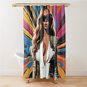 Beyonce Portrait v2 Shower Curtain