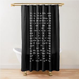 Heated - Beyonce Shower Curtain