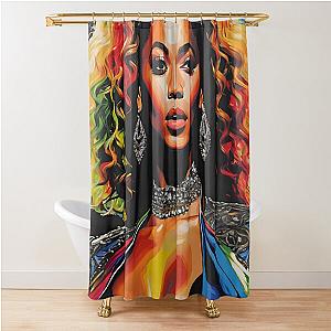 Beyonce Portrait v1 Shower Curtain