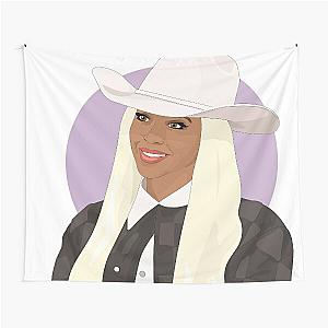 Beyonce Country Texas Hold Em Tapestry