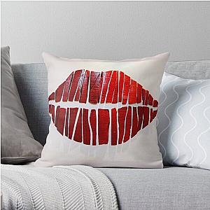 beyonce mouth Throw Pillow RB1807