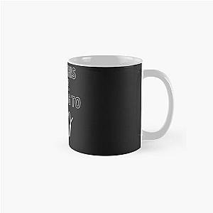 Now Playing: BEYONCE in White Typography Print Classic Mug RB1807