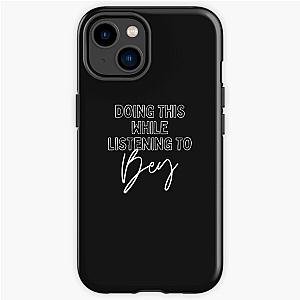 Now Playing: BEYONCE in White Typography Print iPhone Tough Case RB1807