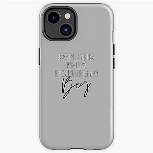 Now Playing: BEYONCE in Black Typography Print iPhone Tough Case RB1807