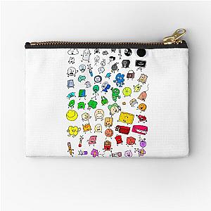 BFDI All Characters (Transparent) Zipper Pouch