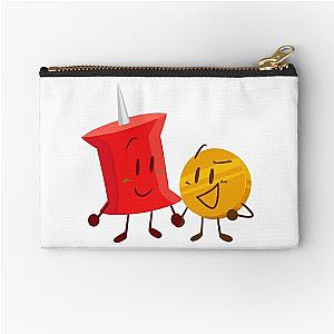 Pin x Coiny BFDI Zipper Pouch