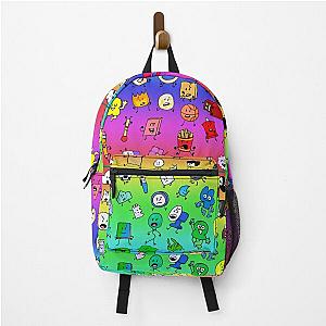 BFDI All Characters (Rainbow)  Backpack