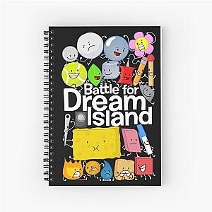 BFDI Poster Black Spiral Notebook