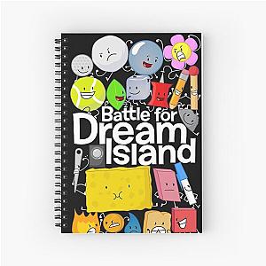 BFDI Poster Black Spiral Notebook