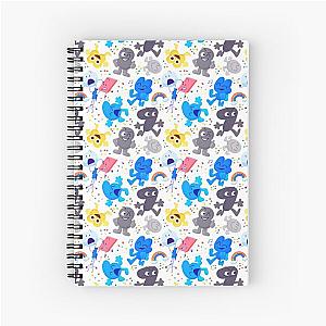 Bfdi Pattern Spiral Notebook