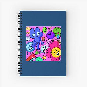 BFDI Character Mix  Spiral Notebook