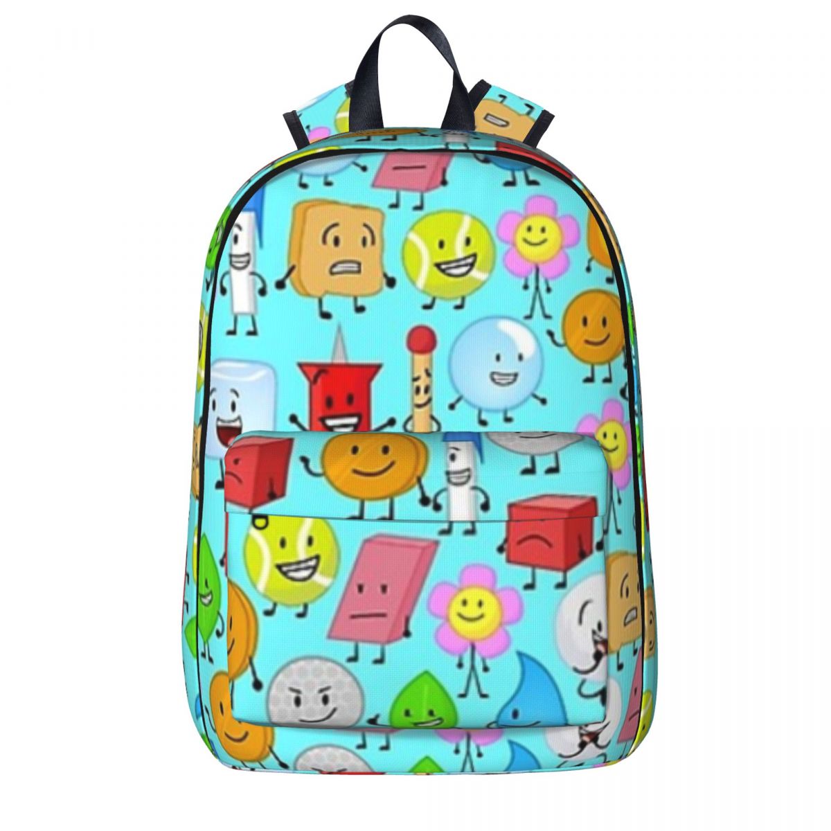 BFDI Battle For Dream Island Characters Print Backpacks | Battle for ...