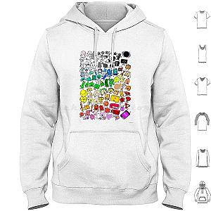 BFDI Inanimate All Characters Hoodie