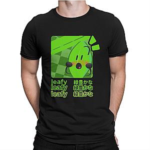 BFDI Leafy Battle for Dream Island Short Sleeve O Neck  T-Shirt