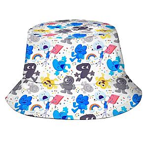 BFDI Characters Pattern Bucket Hats Knit Hat Scarf Mask