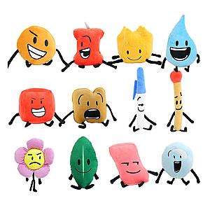 13-30cm BFDI Battle for Dream Island 12pcs Characters Plush