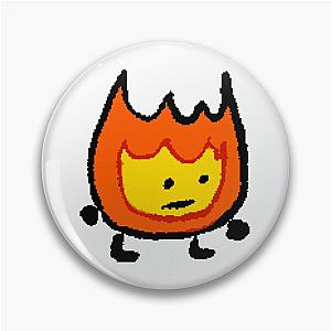 BFDI Firey Battle For Dream Island Button Pin