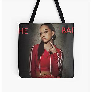 SHE IS BAD Bhad Bhabie All Over Print Tote Bag