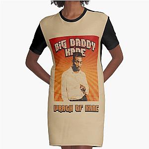 Big Daddy Kane Old School Hip Hop Graphic T-Shirt Dress