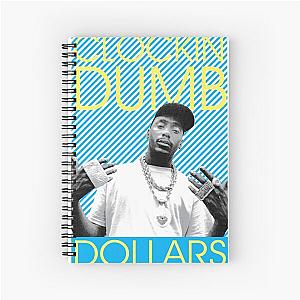 A Rapper Record Producer Slick Rick Clocking Dollars With Big Daddy Kane Dj Electronic Spiral Notebook