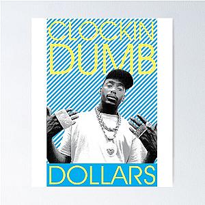 A Rapper Record Producer Slick Rick Clocking Dollars With Big Daddy Kane Dj Electronic Poster