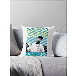 A Rapper Record Producer Slick Rick Clocking Dollars With Big Daddy Kane Dj Electronic Throw Pillow