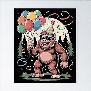 Bigfoot Birthday Poster