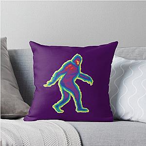 Heat Vision Bigfoot Throw Pillow