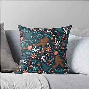 Bigfoot Keep it Weird Throw Pillow