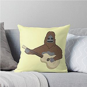 Big lez show, funny lesibian player guitar hobby throw pillow