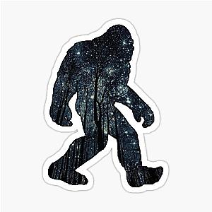 Bigfoot Stars Sticker