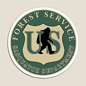 Bigfoot Department - Forest Service Magnet