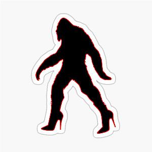 Bigfoot High Heel Sticker