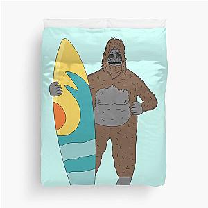 Big lez show holding day on beach, druggo, funny cute lez show bigfoot Duvet Cover