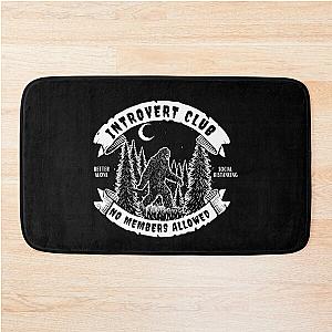 Bigfoot Introvert Club Bath Mat