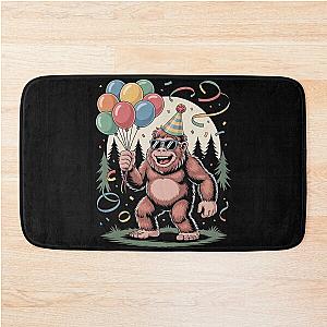 Bigfoot Birthday Bath Mat