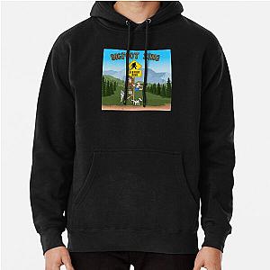 Bigfoot Cartoon Searching for Bigfoot Hoodie