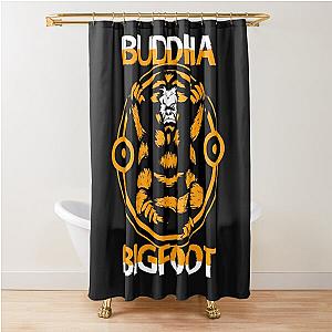 Bigfoot Hoodie Shower Curtain
