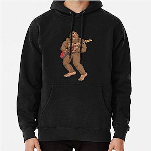 Bigfoot Playing Sasquatch Guitarist Hoodie