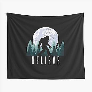 Bigfoot Believe Sasquatch Tapestry