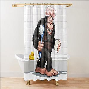 Bigfoot Sasquatch Shower Curtain