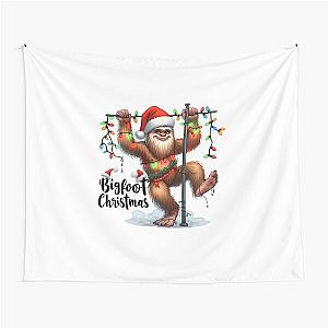 Bigfoot Christmas Tapestry
